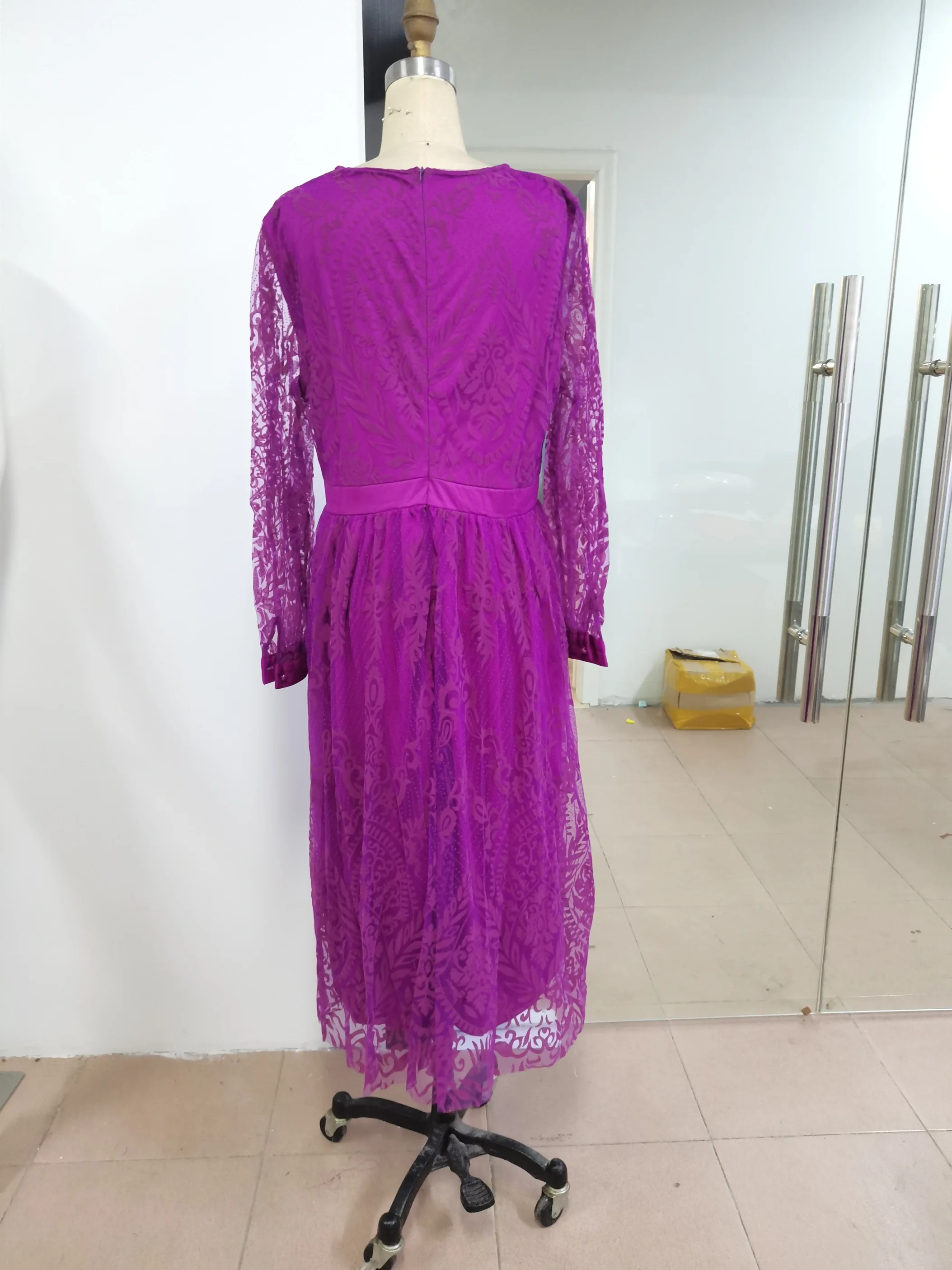 Elegant A Line Dress African Clothes For Women Dashiki African Dress O Neck Lanter Sleeve Party Dresses Retro Plus Size 5XL