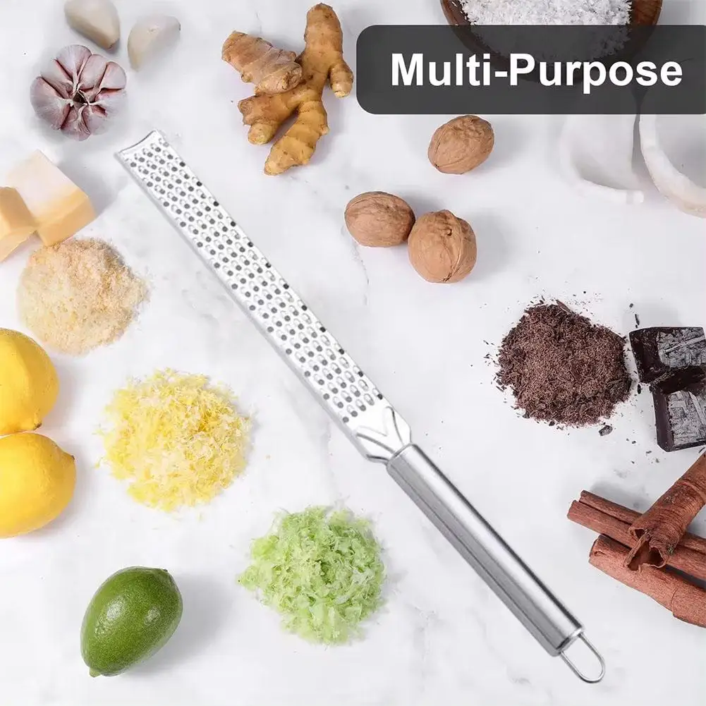 Thickened Stainless Steel Cheese Grater Multi-functional Lemon Kitchen Vegetable Tools G6A1