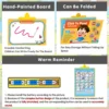 Electronic Interactive Alphabet Wall Chart Talking ABC 123s Animals Vegetables Fruits Body Shape Music Educational Posters Board 3
