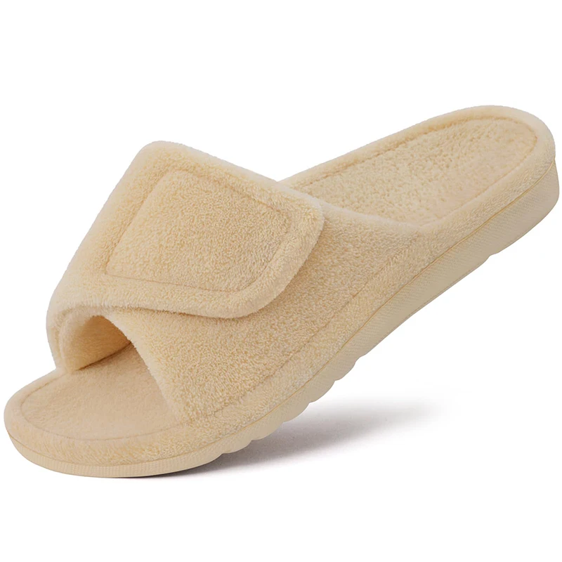Coral Fleece Orthopedic Slippers with Arch Support for Women