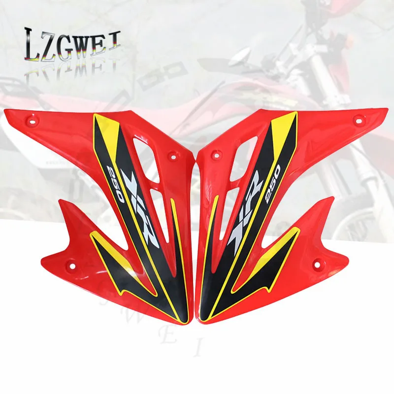 

Motorcycle Front Side Cover For Honda XR250 XR 250 Fuel Tank Side Plate Guard Fairing Stickers Sticker Accessories