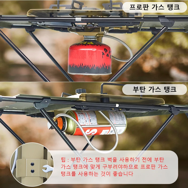 WESTTUNE 캠핑 IGT 스토브, 고출력 가스 스토브, 접이식 휴대용 화구, 야외 요리용 IGT 테이블 호환, 4000W