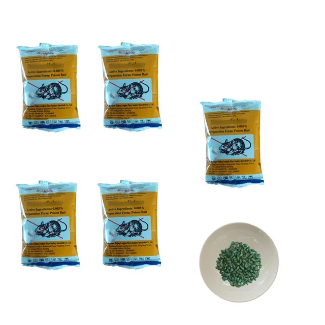 1/2/2005 Darabok Hatékony 50 G Egér Patkány Ricide Csali Teljesítmény Egerek Replikációs Otthoni Kerti Gyilkosság