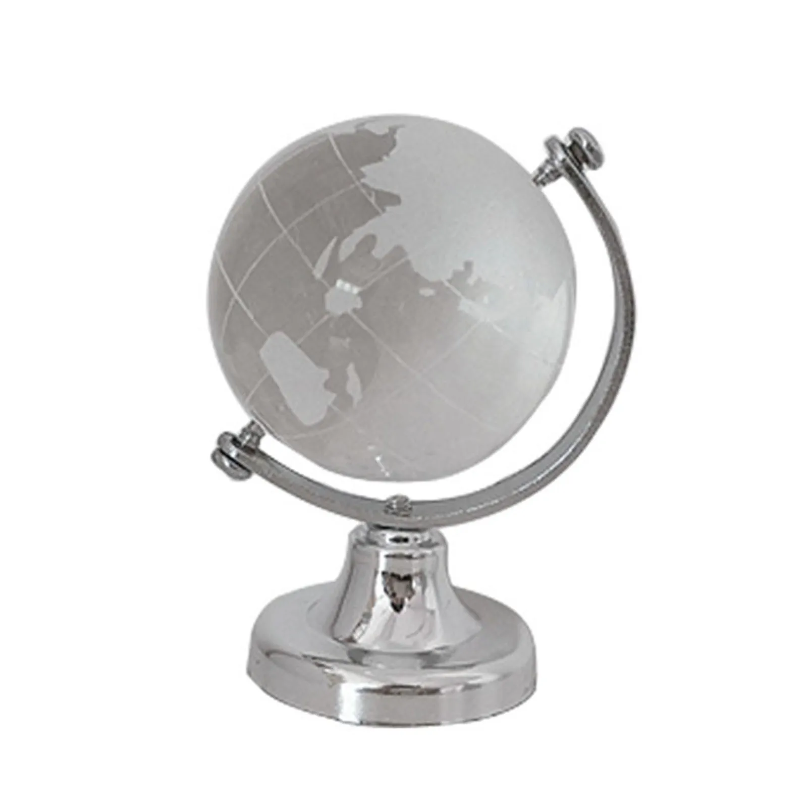 Round Earth Globe World Map Sfera Di Cristallo Sfera Di Vetro Display Per La Decorazione Della Scrivania Strumenti Didattici Per Bambini