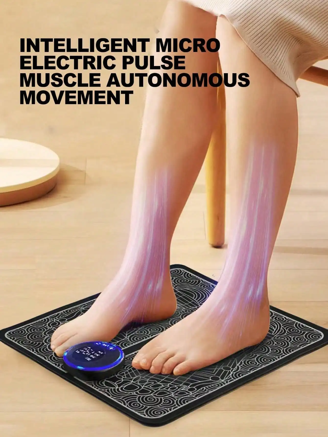 Automatic Foot Massager Pad for Relaxation and Pain Relief