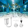 Glass Oxygen Refiner Aquarium CO2 Diffuser Air Stone Fish Tank Bubble Diffuser with 2 Suction Cup 1Stop Valve 1 Regulating Valve 4