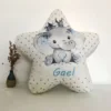 Custom Baby Pillow Heart / Star / Round Shap Elephant Throw Pillow Home Decoration Cushion Wedding Lovers / Cute Fun Baby Gift 2