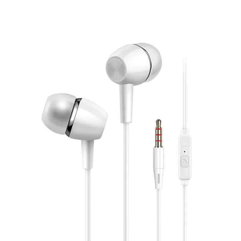 

Double Bass Line Control Wired Headphone Q2 3.5mm In-Ear Stereo Music Sports Earbuds Headset Portable Earphone