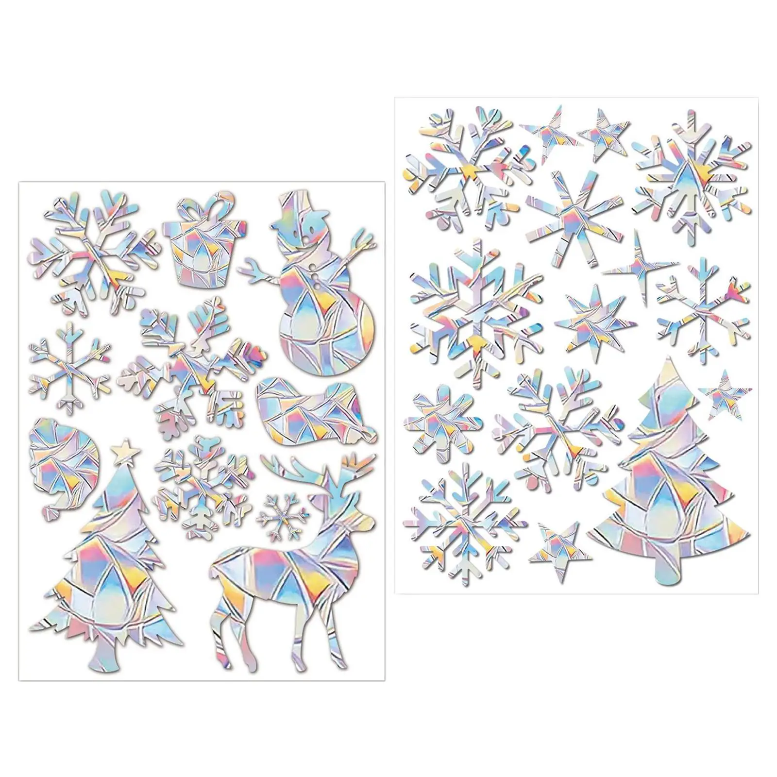 Window Clings Decorative Window Decorations Decal Christmas Stickers for Outdoor Home Office Holiday Winter