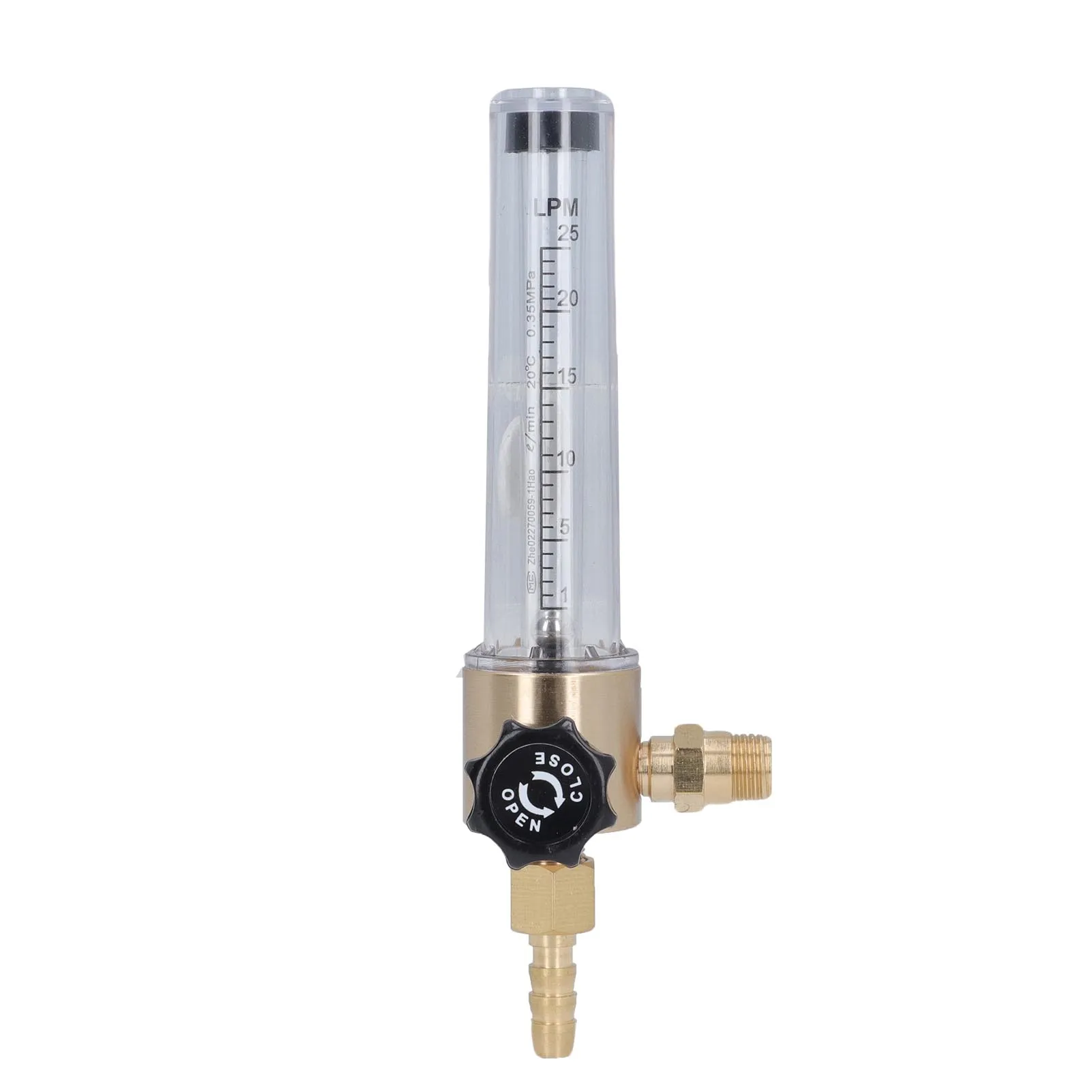 Gas Flowmeter Regulator Gas Meter NPT1/4-18 Tapered Thread Accurate Design 1-