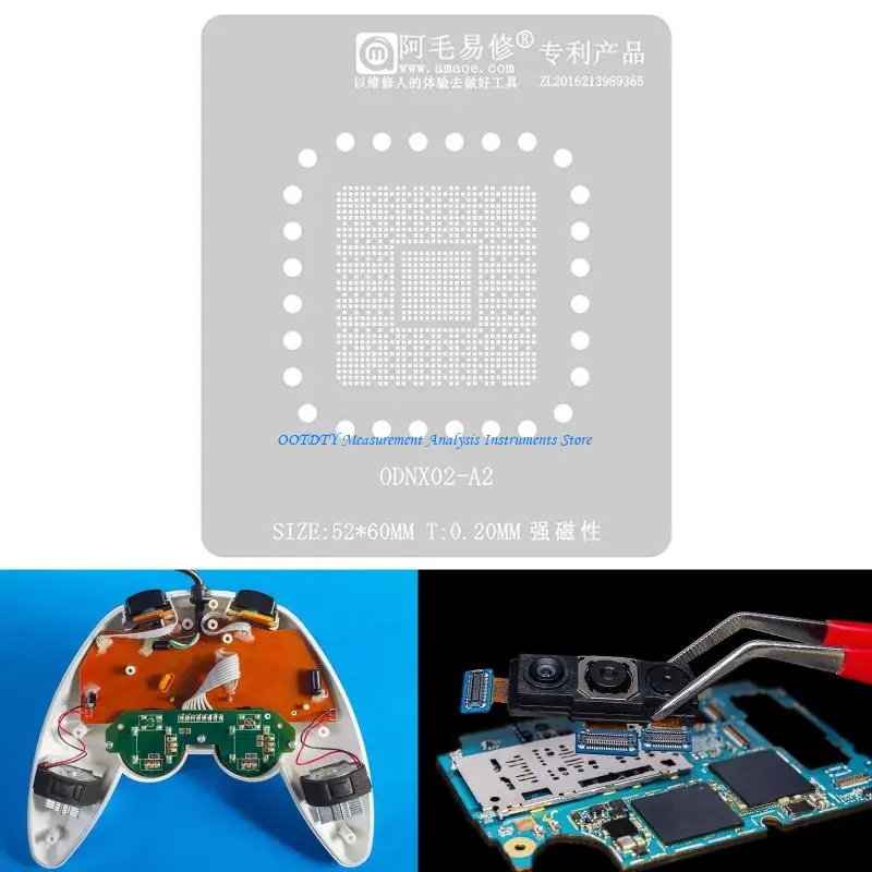 367D Präzise ausgerichtete BGA-Reballing-Schablone für präzises Chip-Reballing, unterstützt für BCM4354 MAX77812 BGA200 – Detail 9