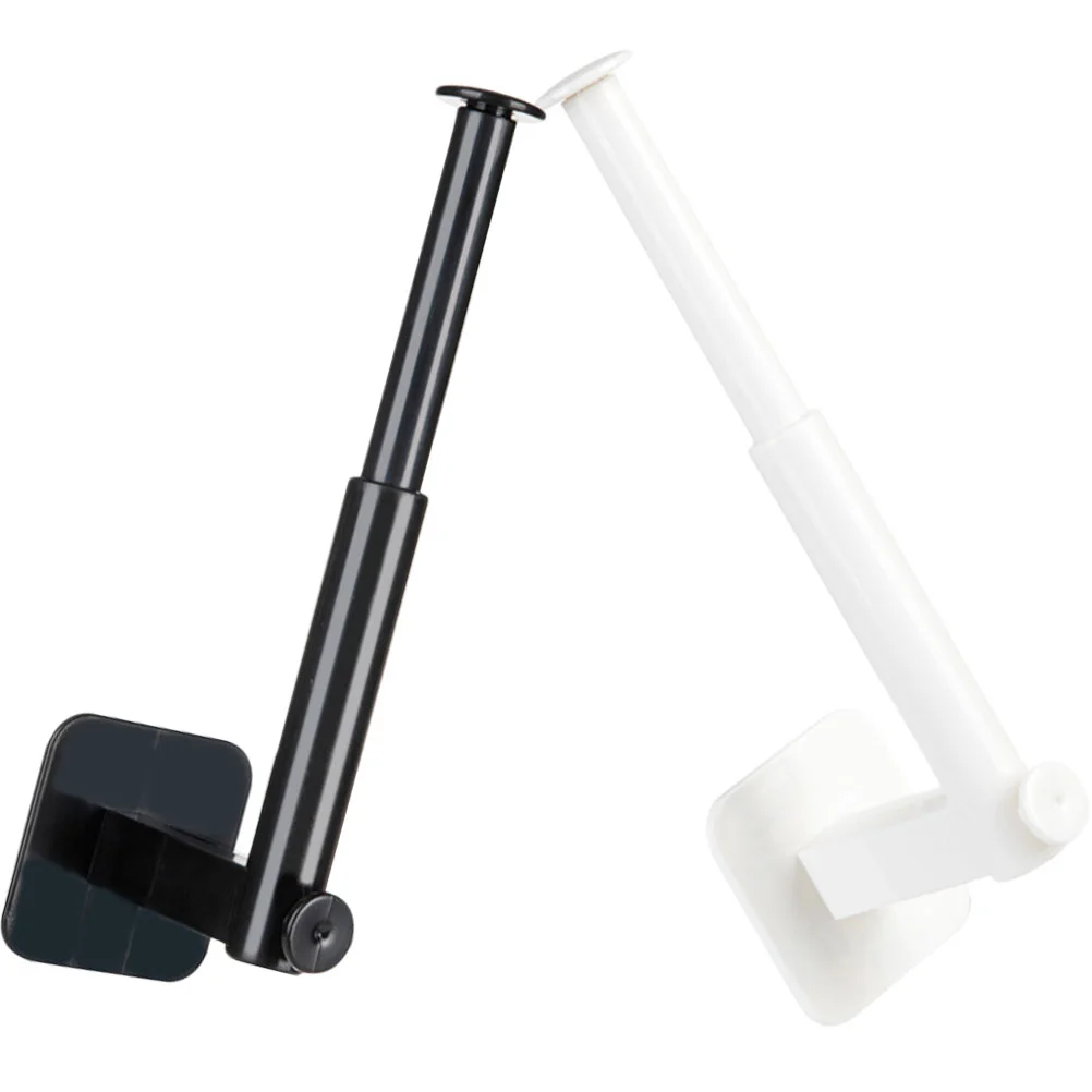 

2 Pcs Kitchen Hook Heavy Duty Clothes Hanger Wall-Mounted Clothing Accessories No Punching Coat Rack Plastic
