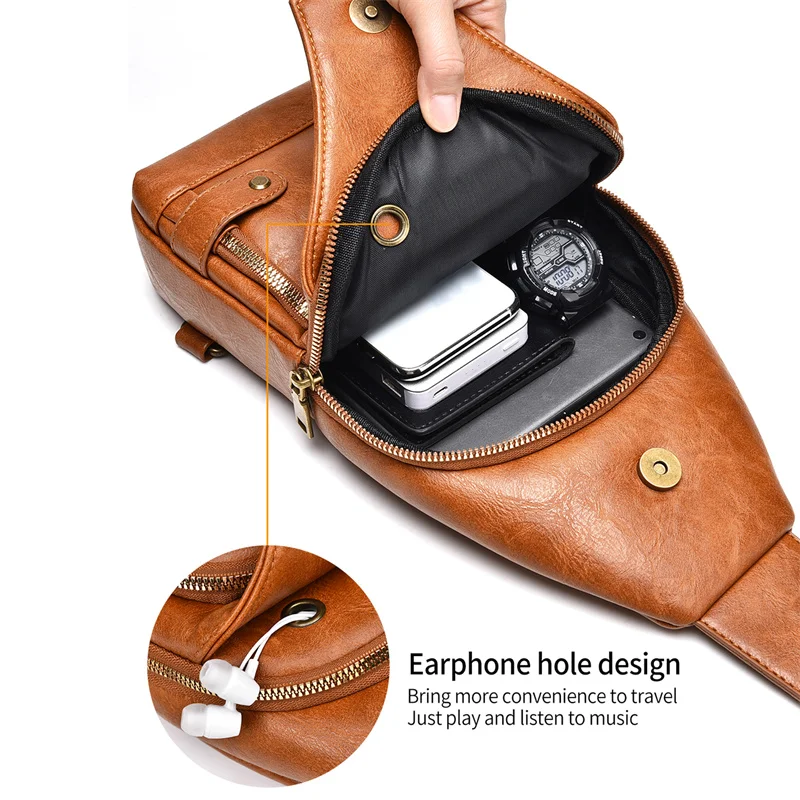 다기능 방수 통기성 소형 배낭 커플 체스트 백, 다목적 크로스바디 백, 패션, 여름