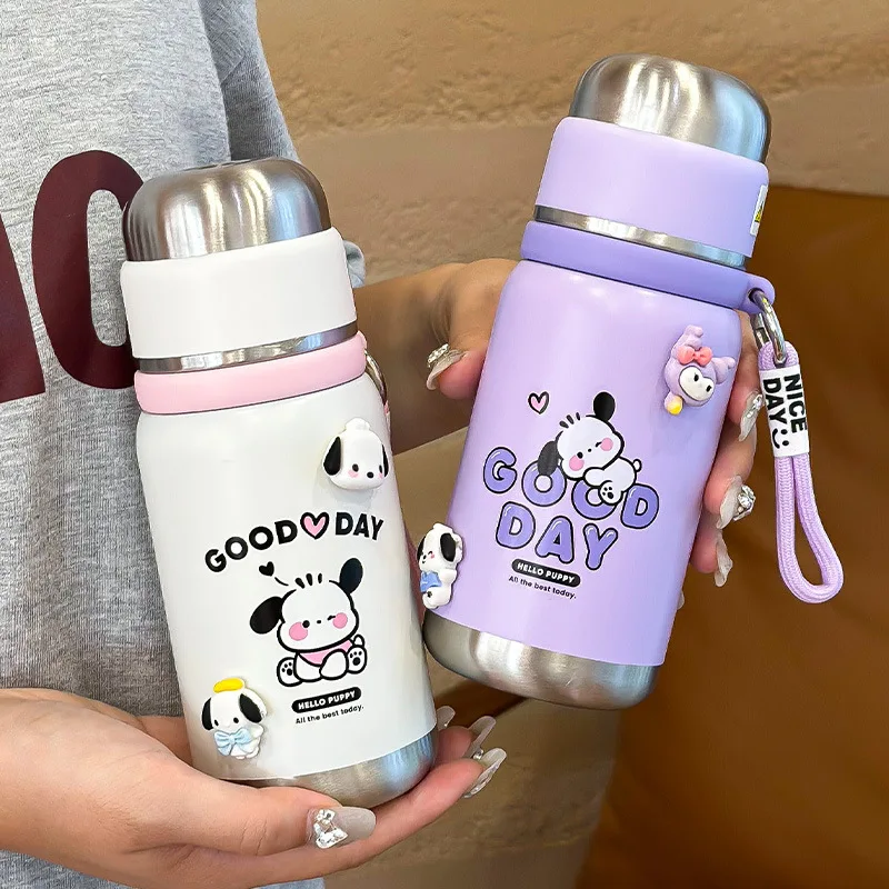 Xiaomi Thermal Water Bottle 316 Stainless Steel Tumbler Children'S Straw  Cup Cartoon Hot Water Thermometer For Baby Drinking Cup - AliExpress