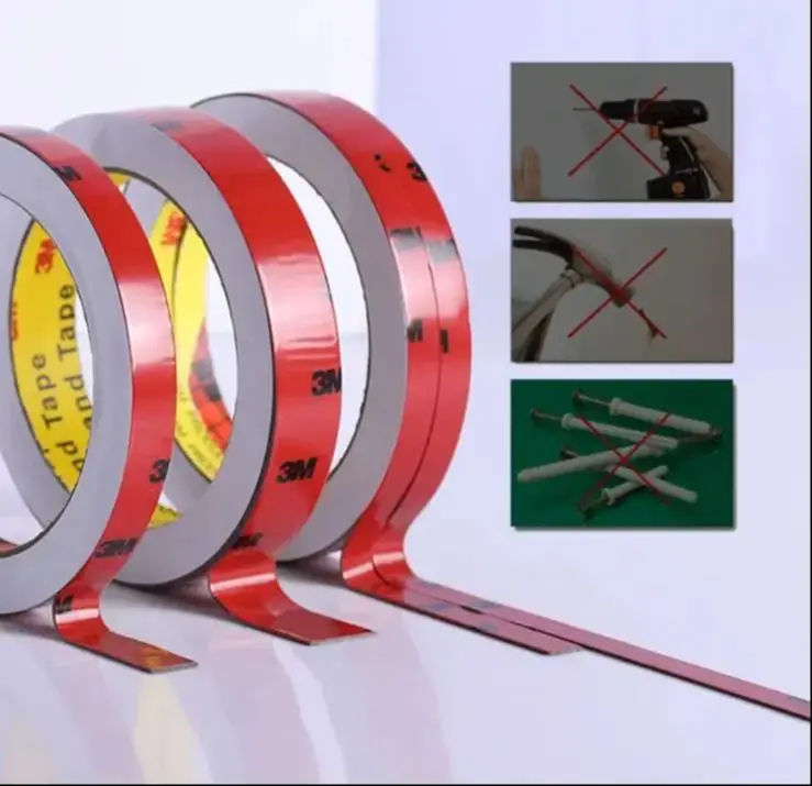 Original 3M Adhesive Tape vhb Tape auto tape foam Mounting Waterproof Tape Multipurpose for Car LED Lights Office