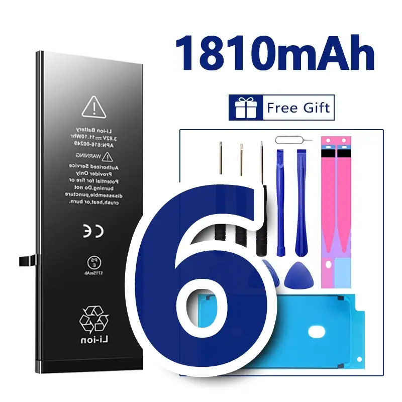 High Quality 0 Cycles Battery For iPhone SE 2 4 4S 5 5S 5C 6 6S 7 8 Plus X XR XS 11 Pro Max 7P For  iPhone7 iPhonese 6splus - Image 27