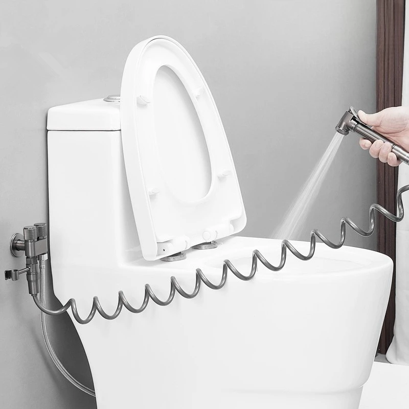 โถสุขภัณฑ์มัลติฟังก์ชั่นสําคัญอื่นๆ ปืนฉีดน้ําทองแดงทั้งหมด สีเทา หนึ่งในสอง ของผู้หญิงล้างสิ่งประดิษฐ์ 1