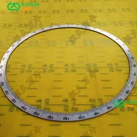 165x150x1 Dial Angle Measurer 360 Degree Dial Mechanical Circle Stainless Steel Decorative Plate 1
