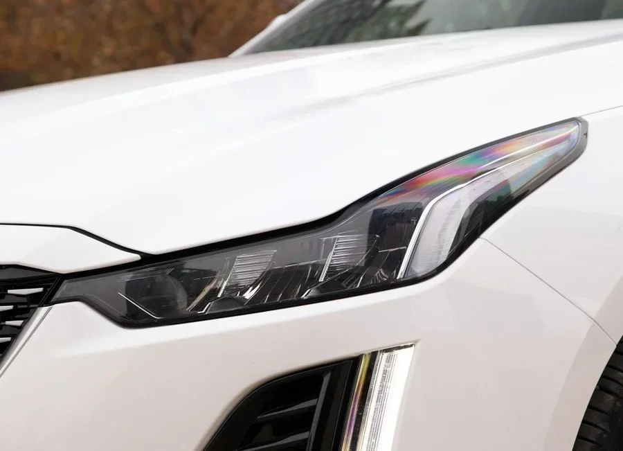 

For Cadillac CT5 Headlamp Cover Transparent Lamp Shade Headlight Shell Lens Plexiglass Replace Original Lampshade 2020
