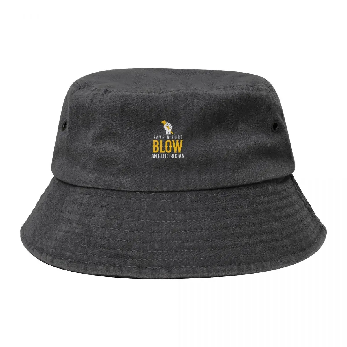 Save A Fuse Blow An Electrician Bucket Hat funny hat Custom Cap Hat Man Luxury Military Tactical Cap Designer Man Women's