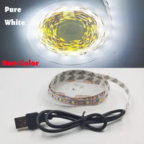 5M USB LED Strip Light 5V 3528 1 Meter 5 Meter Warm Cool White Pink Green Blue Red SMD Ribbon Ceiling Cabinet Light waterproof - Image 19