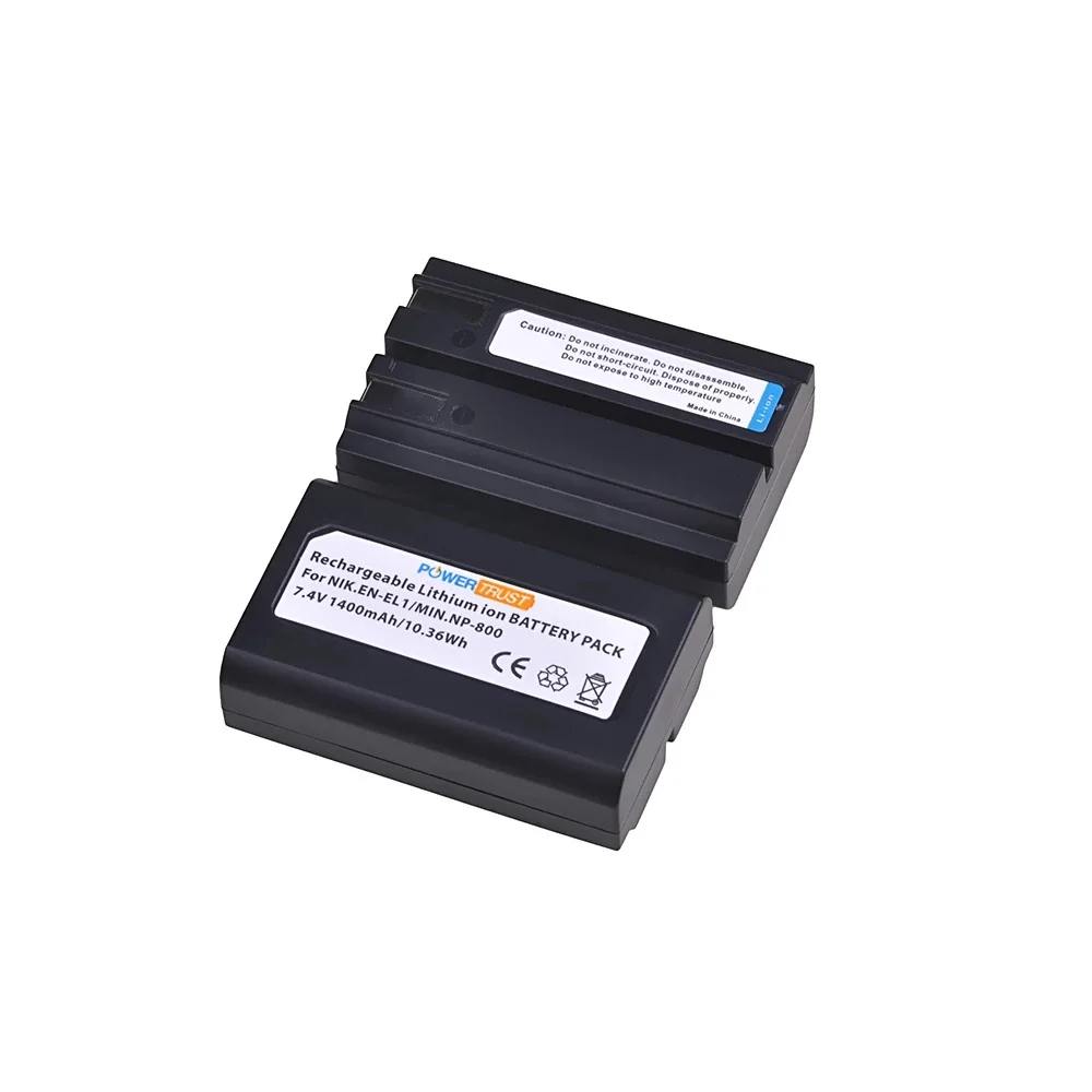 Batteria Li-Ion 7,4V Compatibile Con Nikon Coolpix 4500 – Capacità 800mAh/5,9Wh, Dimensioni 52x32,2x15,7mm - 4