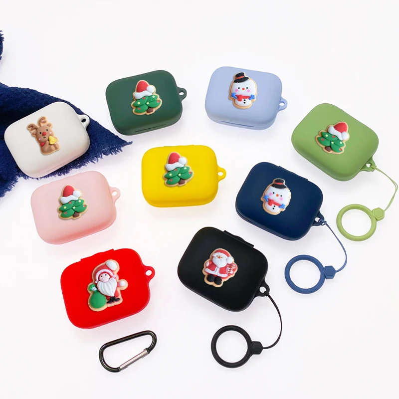 Custodia Per Auricolari Natalizi In Cartone Animato Per Samsung Galaxy Buds Live /Galaxy Buds Live / Buds 2 Pro Cover Per Scatola Di Ricarica In Silic