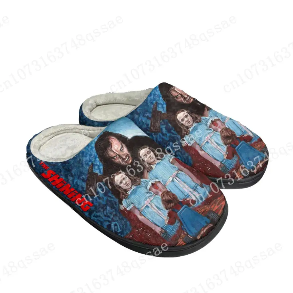 

shining Movie Home Cotton Slippers Mens Womens Jack Torrance Plush Bedroom Casual Keep Warm Shoes Thermal Slipper Custom Shoe