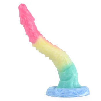 Realistic Silicone Snake Animal Dildo 265mm Long G Spot Anal Butt Plug Hand-free Huge Monster Dildos 18 Big Sex Toys For Women 5