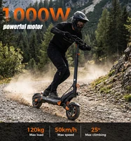 Trottinette électrique KEPOW K3 haute vitesse 50 km/h, 1000W, 48V, 15AH, longue portée, pneus de 10 pouces, double suspension, pliable, trottinette adulte, EScooter 1