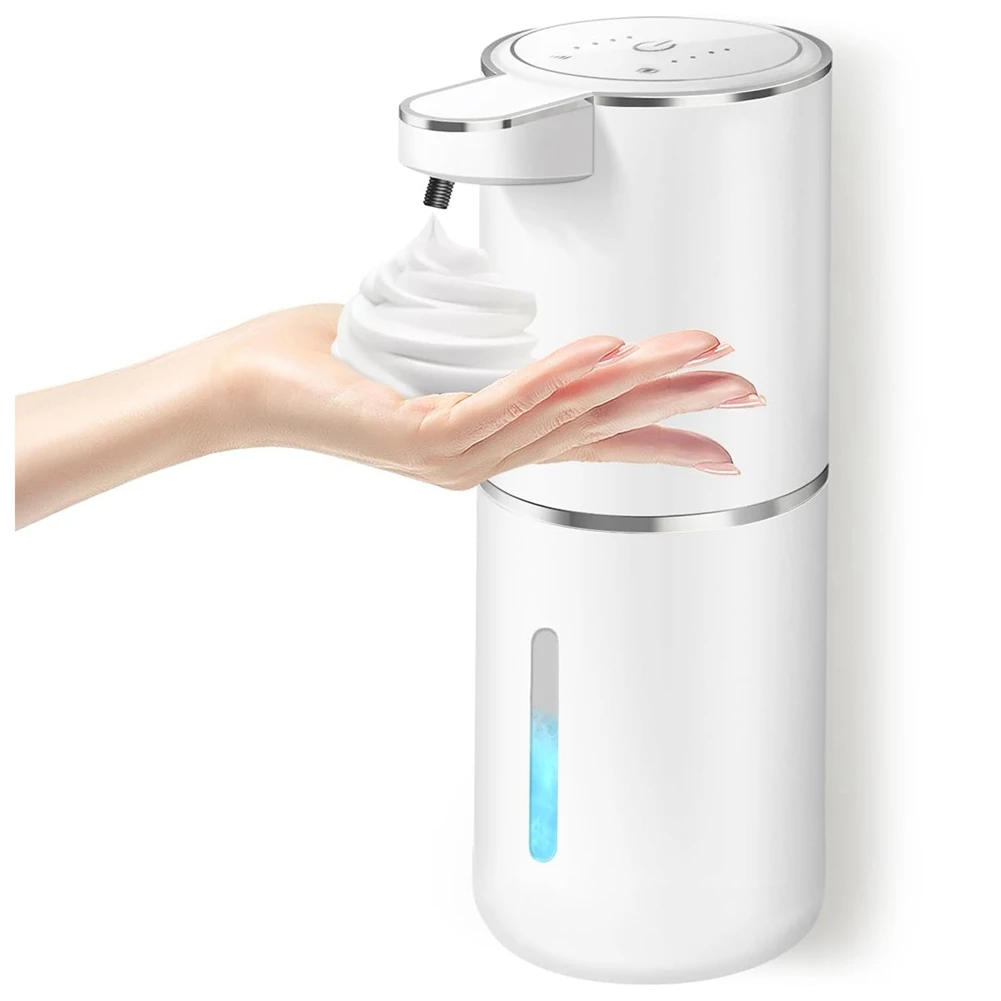 

Automatic Soap Dispenser Set - Touchless Foaming Soap Dispenser 400Ml USB Rechargeable Dispenser Kit For Bathroom