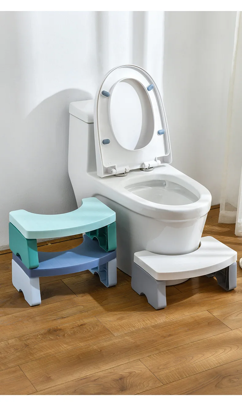 Assise Bain,Tabouret De Toilette Squatty Pour Salle De Bain, Accessoire D'entraînement Pour Les