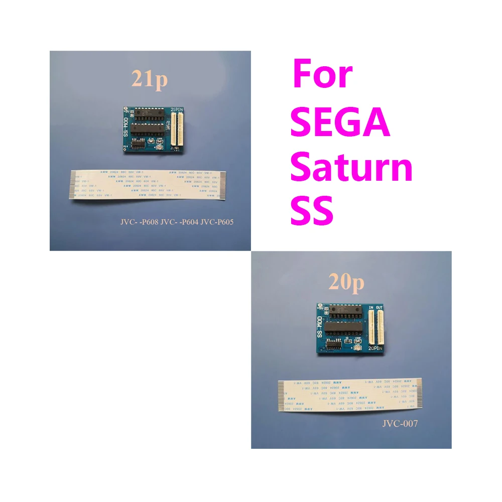 

10 шт. JVC 007 9605 21P 20P чип PCB плата для Sega Saturn SS карта прямого чтения с кабелем