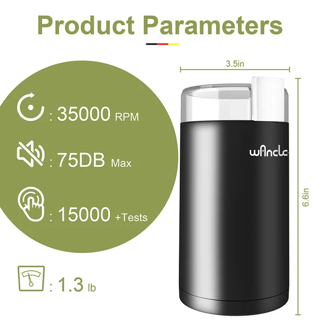 ☕ ProGrind Electric Coffee Grinder 5