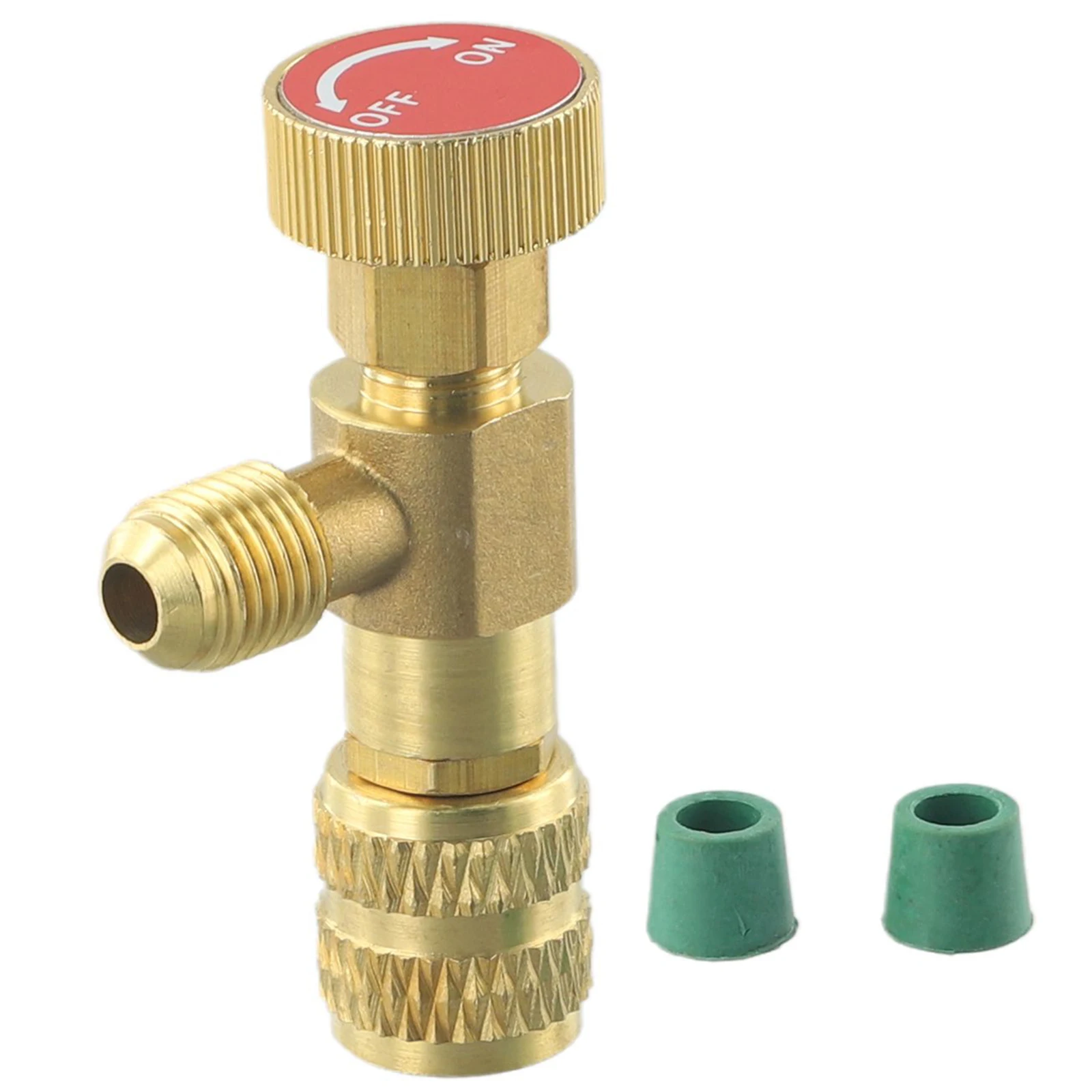 

Air Conditioning Adapter Refrigerant Liquid Safety Valve R410A R22 1/4 " Refrigeration Charging Liquid Adapter Hand Tool Parts