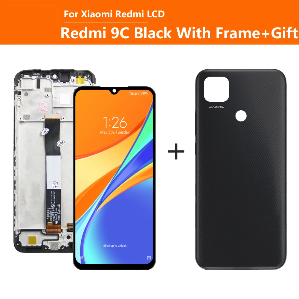  - 100% Original 6.53'' For Xiaomi Redmi 9A Display Touch Screen Digitizer Assembly Replacement For Xiaomi Redmi 9C display