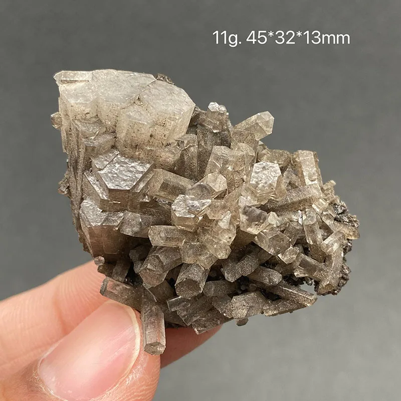 100% natural columnar transparent calcite raw stone mineral specimen healing crystal collection