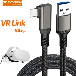 High-Speed USB A to USB C 10Gbps Cable with Fast Charge Capability - Ideal for VR Headset Data Transfer