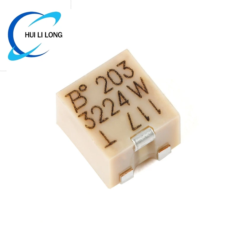 3224W Adjustable Precision Potentiometer 100 200 500 R Ohm 1K 2K 5K 10K 20K 50K 100K 200K 1M 2M 3224 SMD Trimpo Trimmer 10pcs