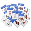 19pcs Children Baby Cartoon Arabic Animals Flashcards Learning Word Card Montessori Educational Study Toddler Game Card for Kids 2