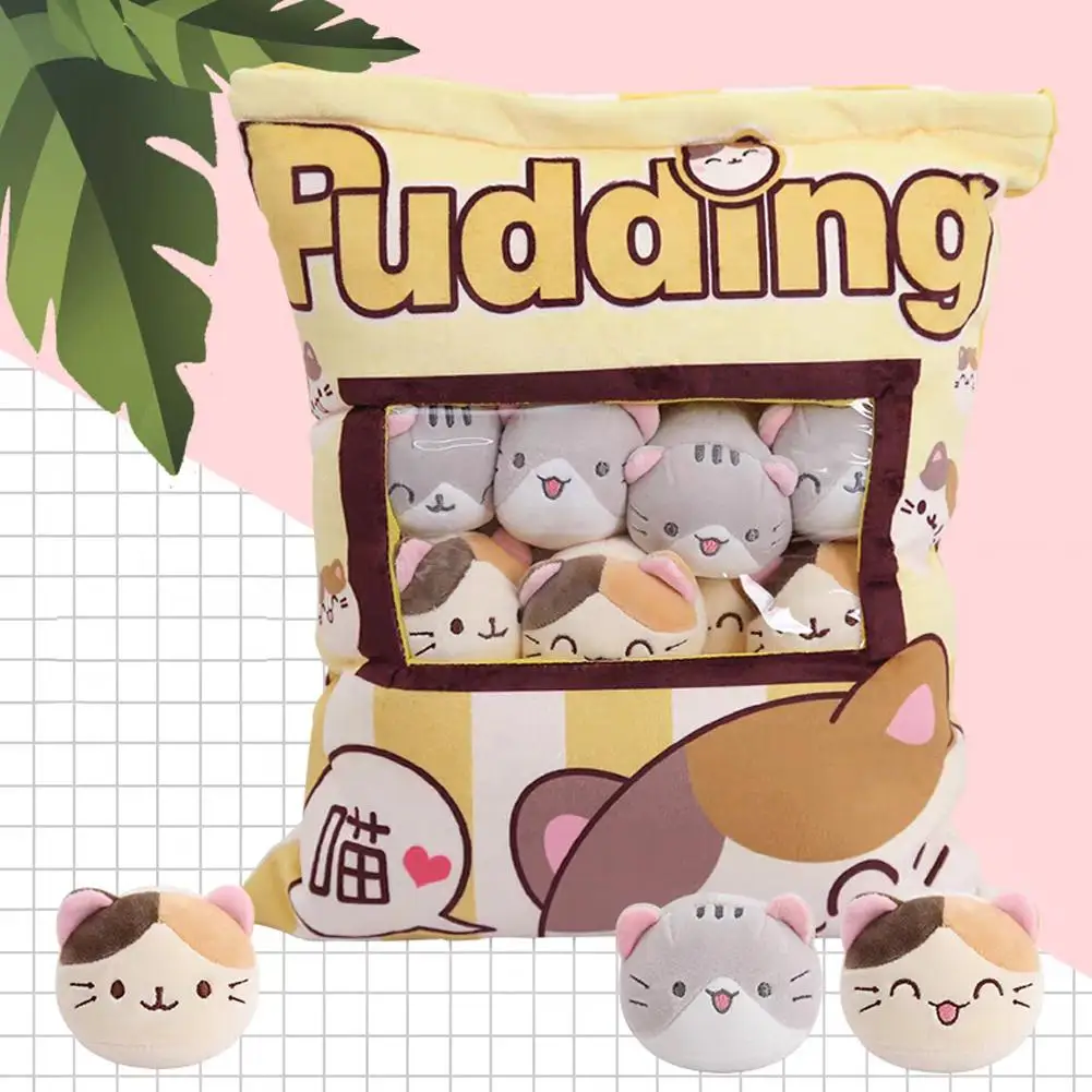 New Creative Snack Bag Pillow Short Plush,PP Cotton Eye-catching Addition To Any Room Doll Pillow Cushion Wholesale High Quality 6