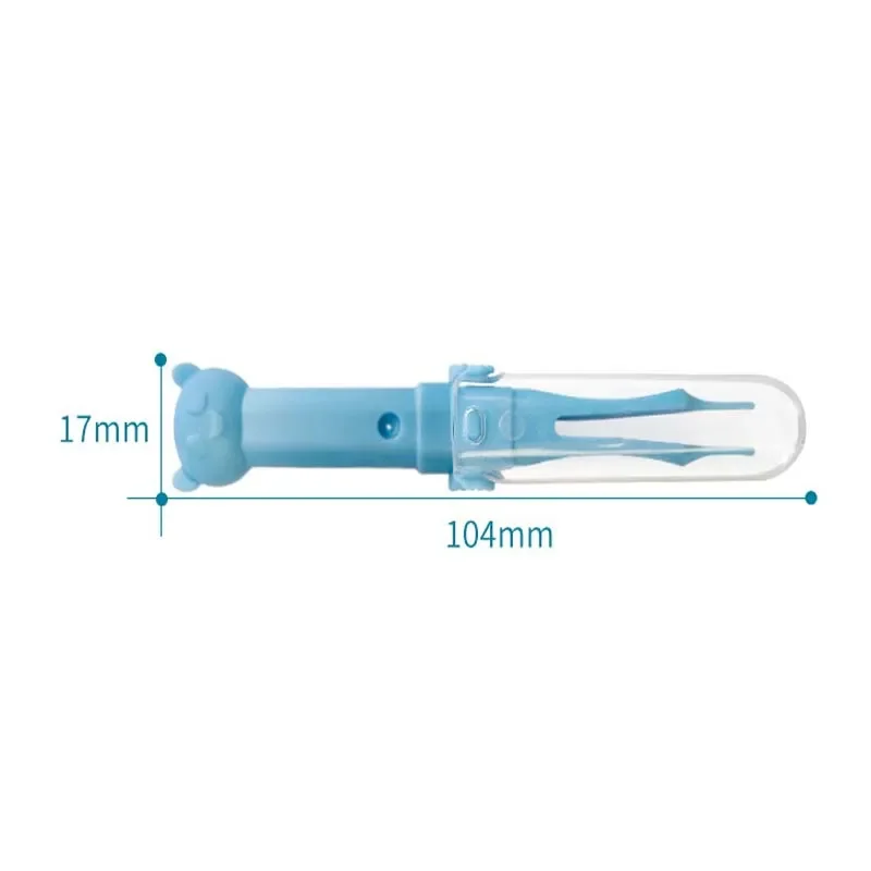 Baby Plastic Tweezers Nose Cleaner Tool Kids Safety Tweezers Cleaning Forceps Toddler Nasal Cavity Care Supplies Baby Essentials