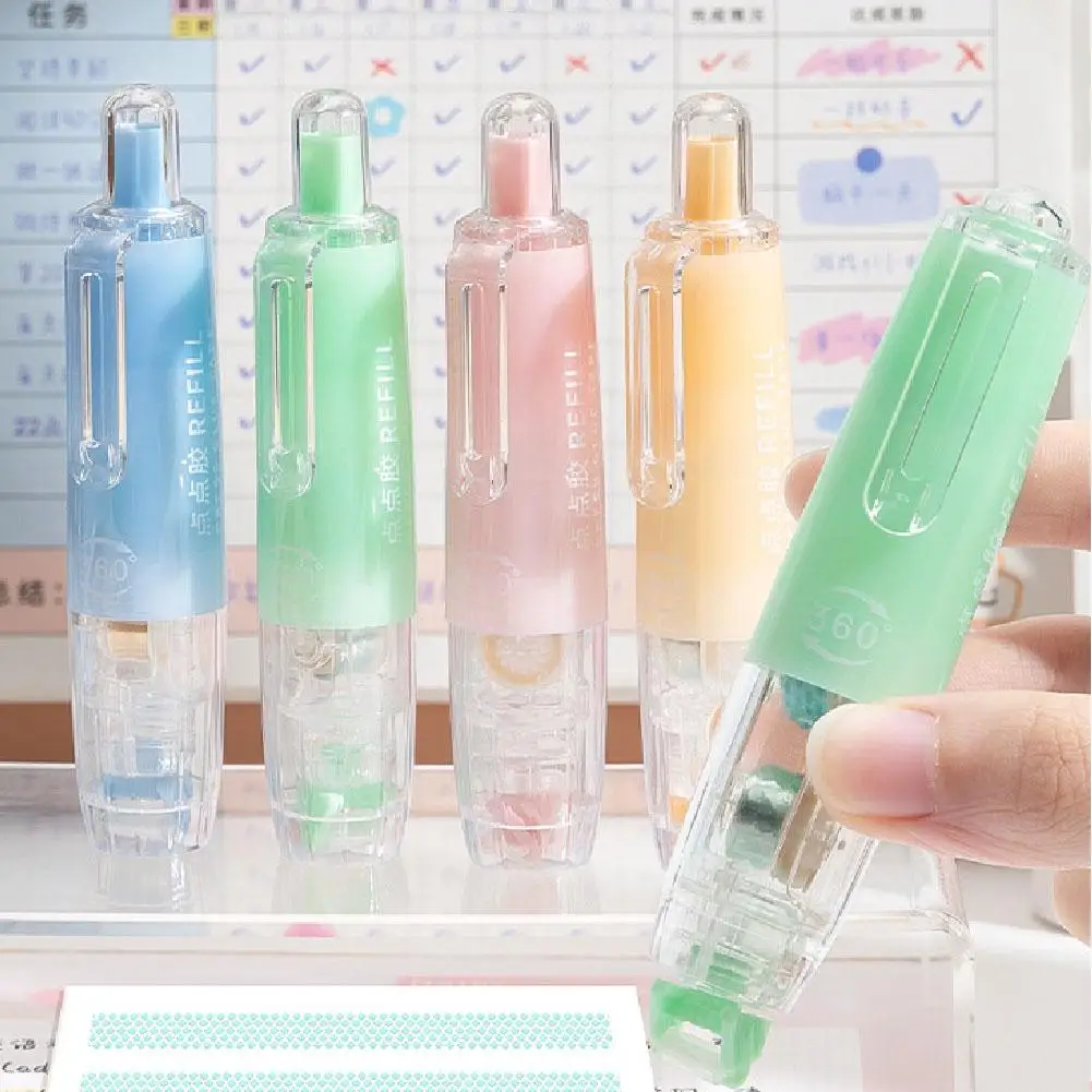 5m*6mm Cute Dots Glue Tape DIY Scrapbooking Collage Photo Album School Stationery Double Sided Adhesive Roller TapeSchool Office 3