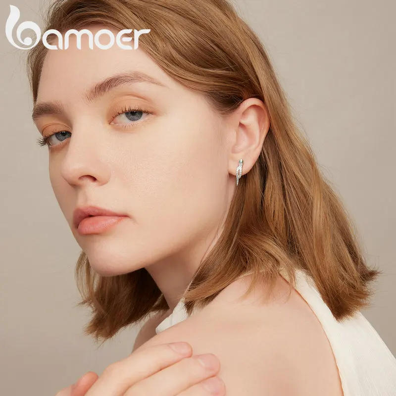 925 Sterling Silver Snake Jewelry Set For Women Vintage Luxury Crystal Platinum Plated Snake Earrings Ring Necklace