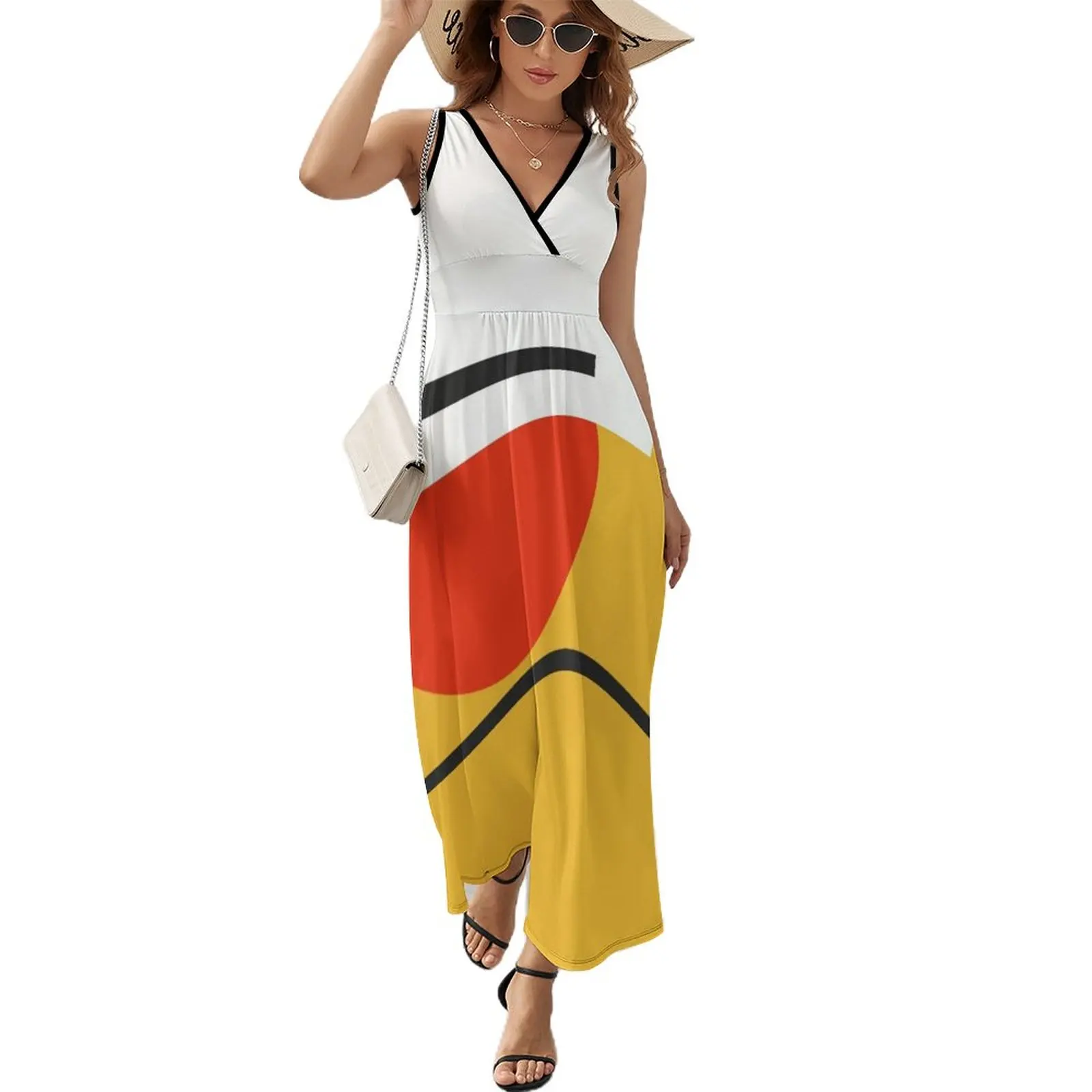 

Geometric Abstract #12 Sleeveless Dress women's dresses luxury Dress woman