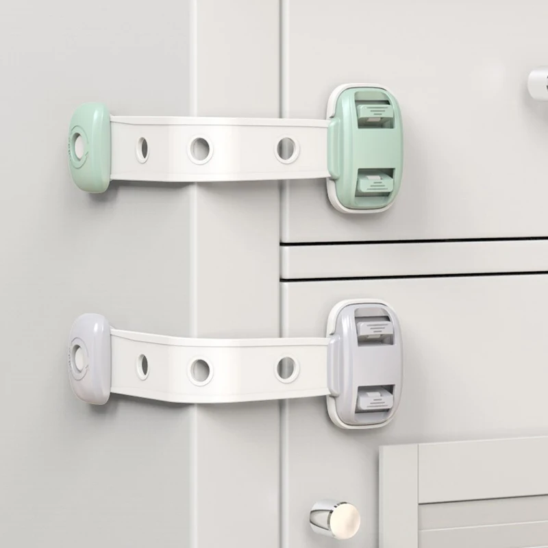

Baby Cabinet Locks Strap Drawer Lock Child Anti-opening Refrigerator Lock Adjustable Length Home Anti-pinch Safety Protection