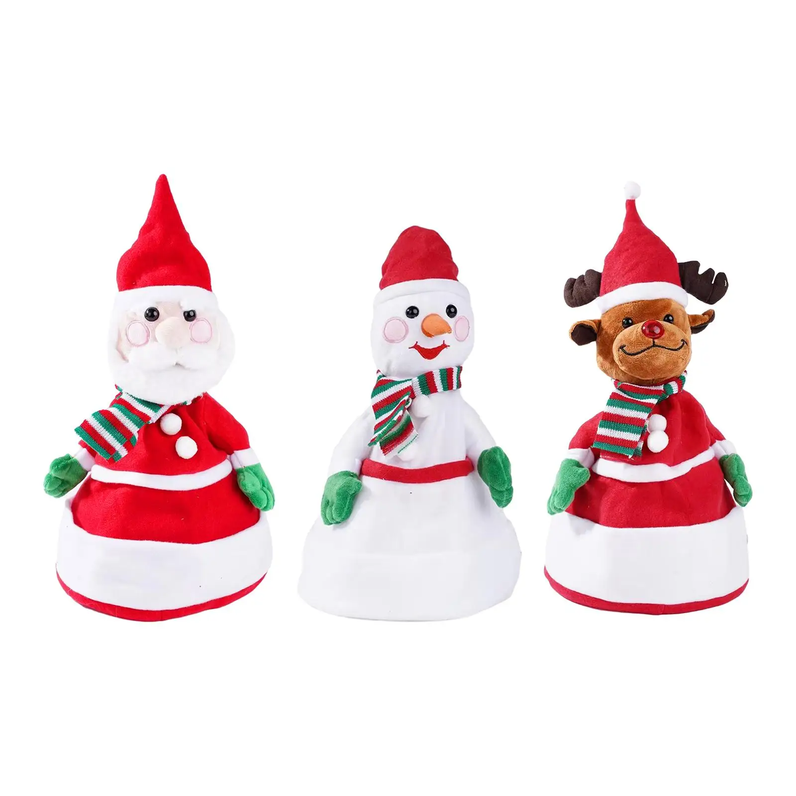 

Christmas Animated Toy Musical Xmas Plush Toy for Xmas Kids Birthday