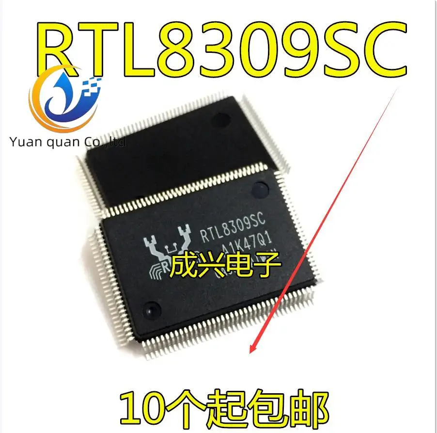 

10pcs original new RTL8309 RTL8309SC RTL8309SC-GR network card communication chip QFP128