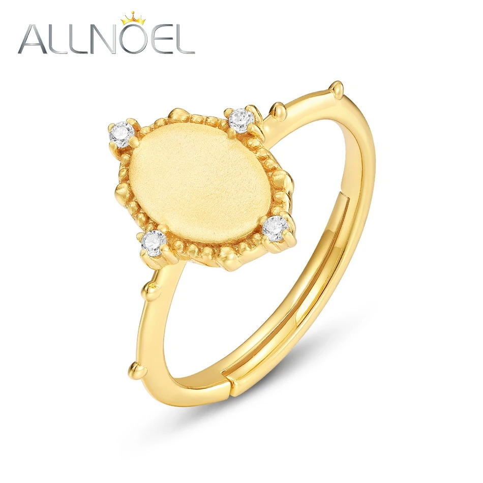 

ALLNOEL 925 пробы серебряные открытые Регулируемые кольца для женщин Белый 5А Циркон CZ животное змейка Позолоченные шикарные подарки ювелирные украшения