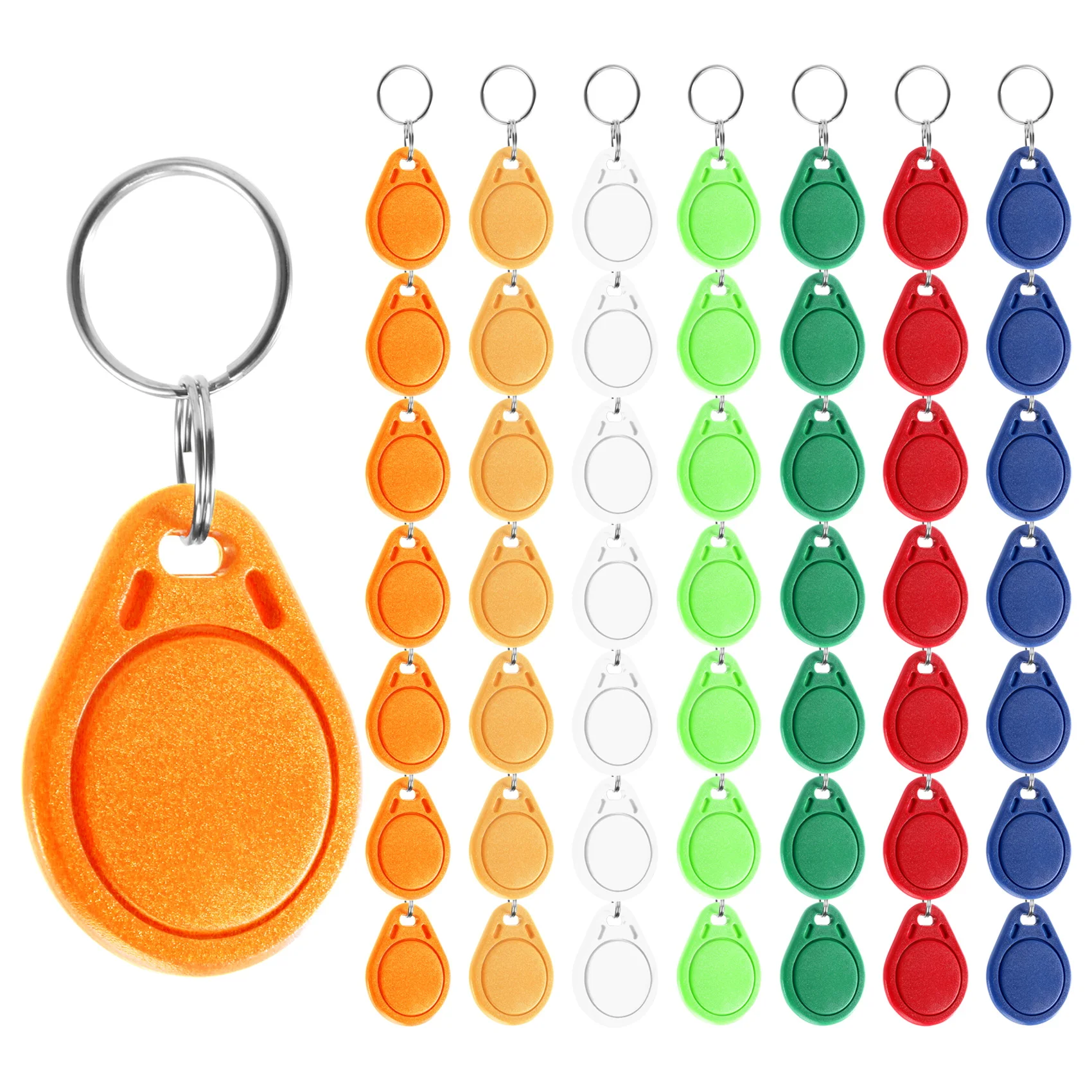 Hot sale 50Pcs UID 13.56MHz Block 0 Sector Writable IC Card Clone Changeable Smart Keyfobs Key Tags 1K S50 RFID Access Control